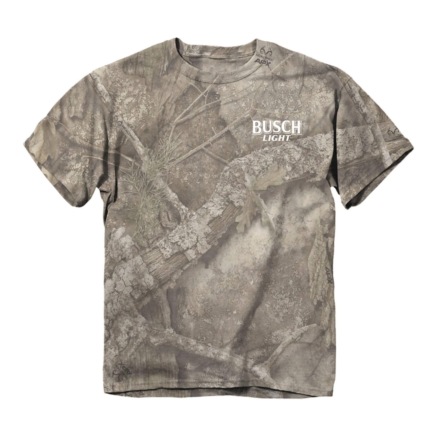 Men's Busch New Camo with Blaze Logo Short Sleeve Graphic T-Shirt