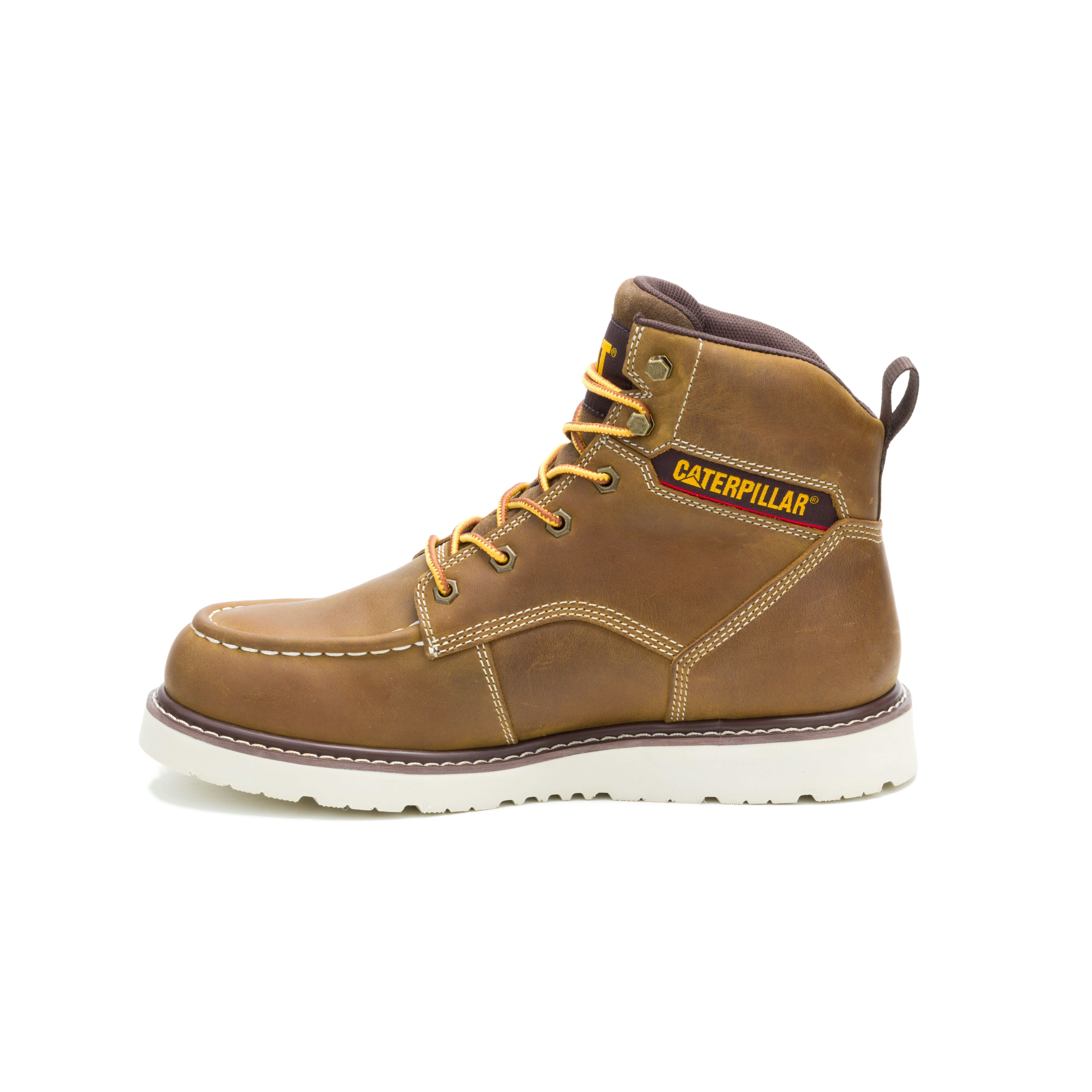 CAT Men's Reclaimer Wedge Waterproof Work Boots in Pyramid - 13M