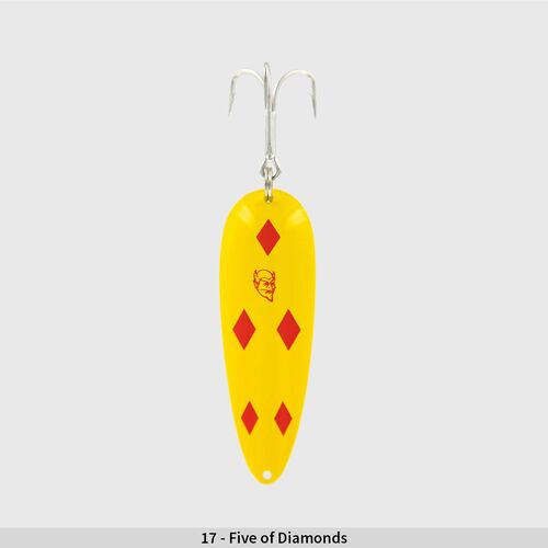 5 of diamonds fishing lure Diamond Baits 4.5" Bladed Frenzy Umbrella Rig It is equipped with a super sharp and tough VMC hook and it produces an excellent wide Len Thompson Original 5 piece