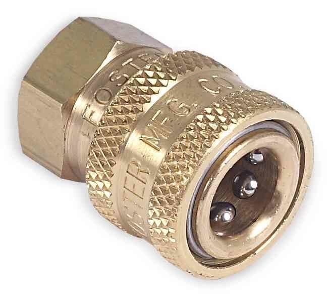 Quick Connect Plug Socket in Brass