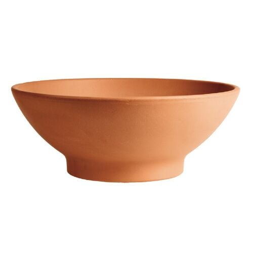 Terra Cotta Clay Low Bowl Planter