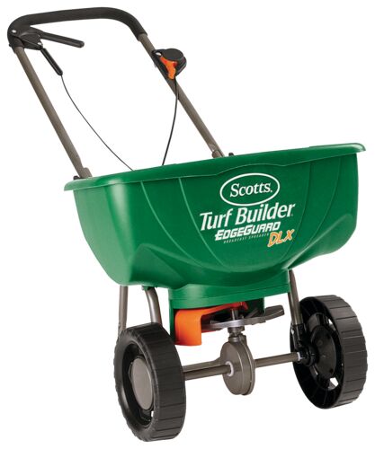 Turf Builder EdgeGuard DLX Broadcast Spreader
