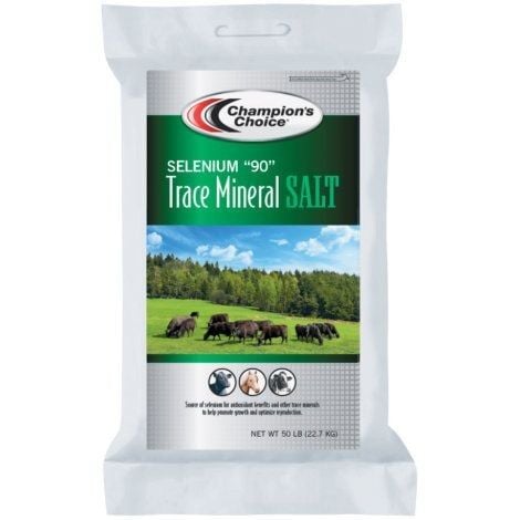 Selenium 90 Trace Mineral Salt in Bag - 50 Lb