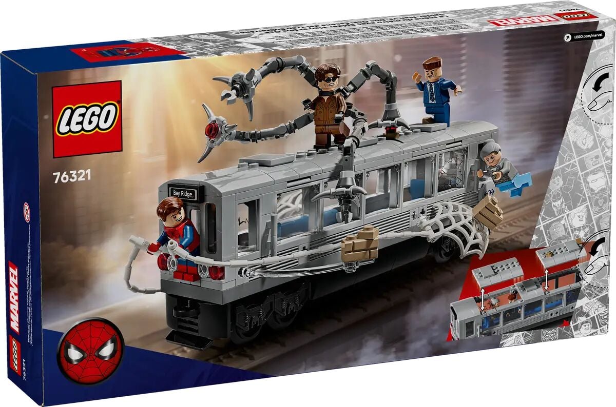 MAPOFTHESOUL　セット LEGO Spider-Man vs. Doc Ock Subway Train Scene