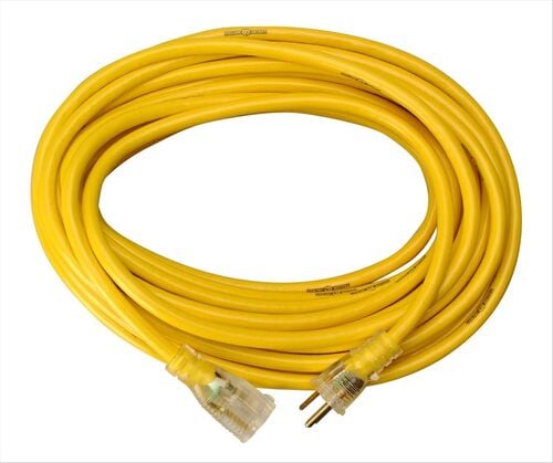 Yellow Jacket Outdoor Extension Cord 14/3 SJTW Yellow - 50'