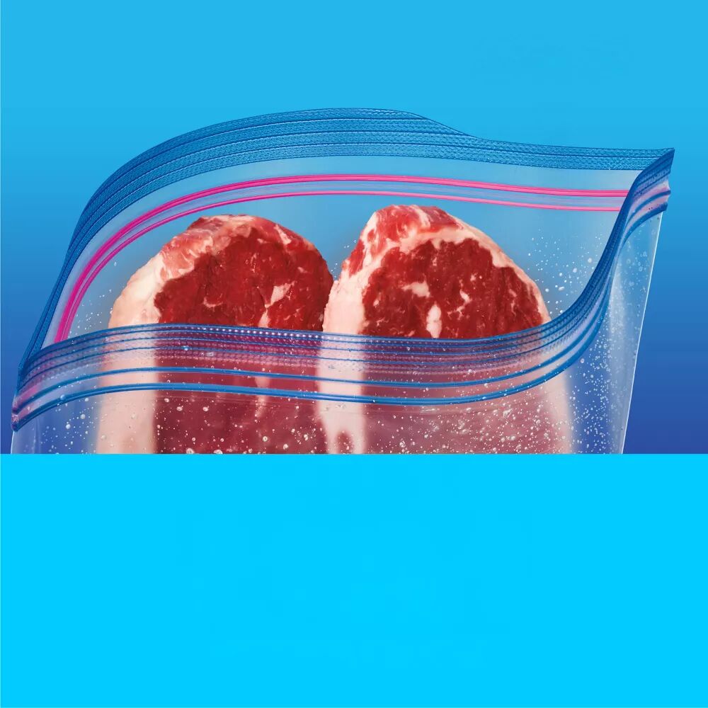 Ziploc 2 Gallon Size Freezer Bags - 10 Count