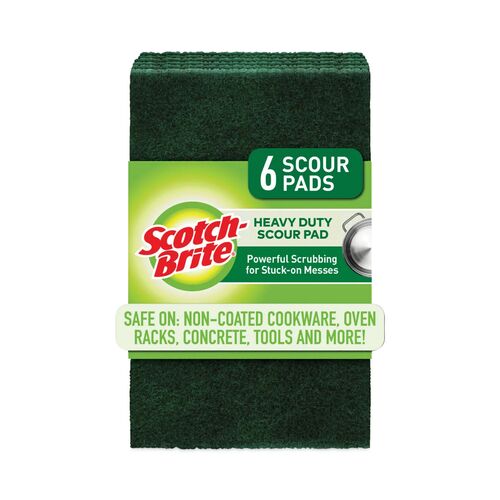 Heavy Duty 6" Scouring Pad  - 3-Pack