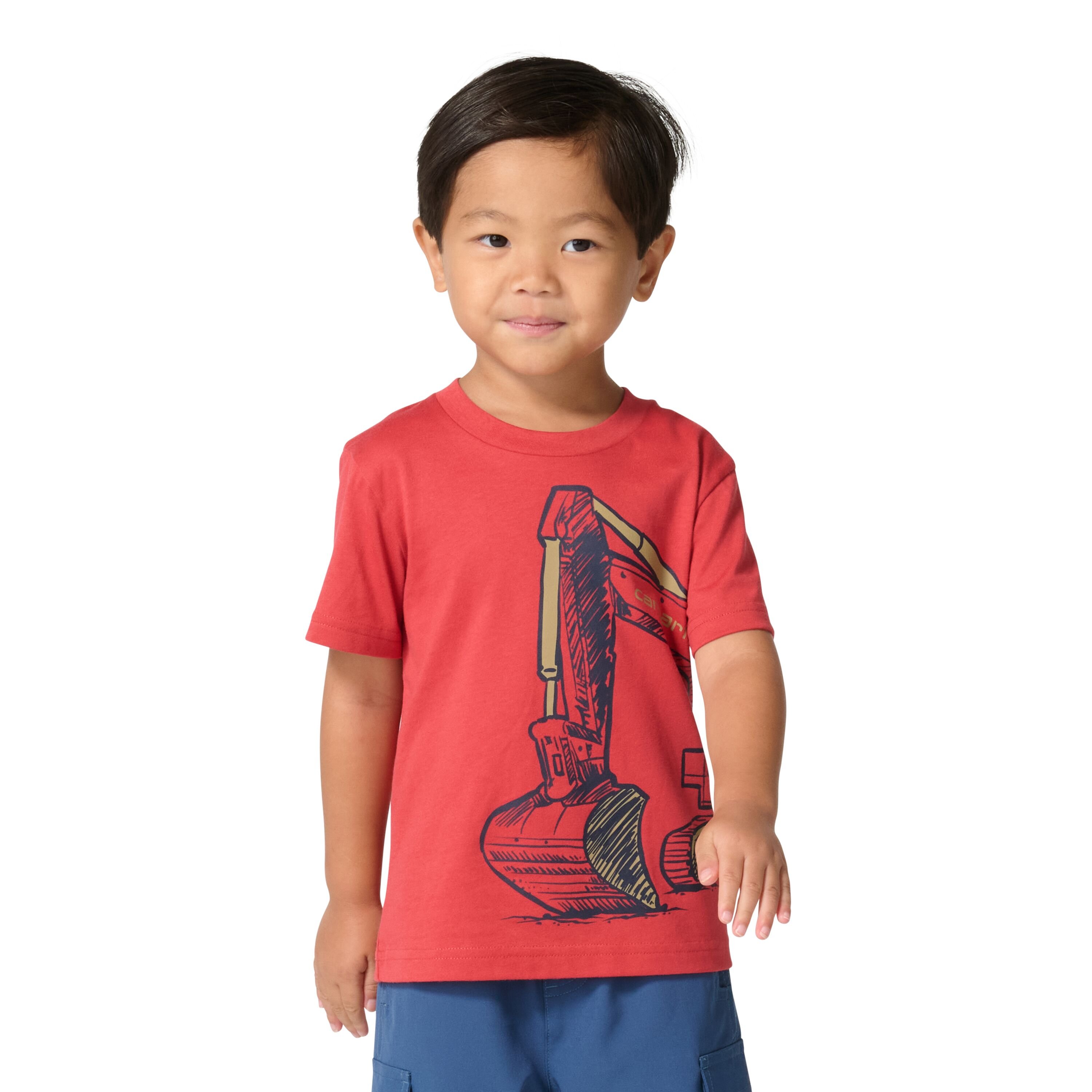 Boys' Short Sleeve Construction Wrap Tee