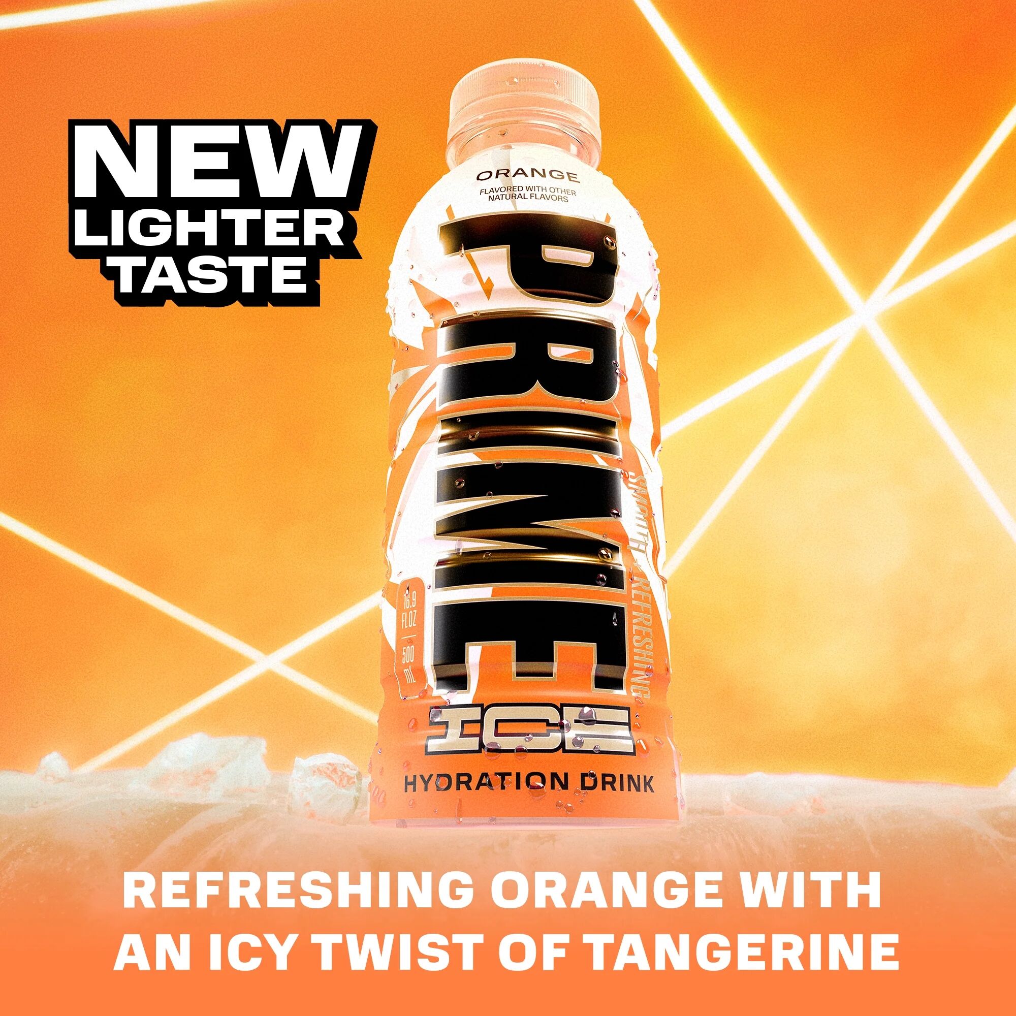 Prime Hydration Ice Orange Sports Drink - 16.9 oz