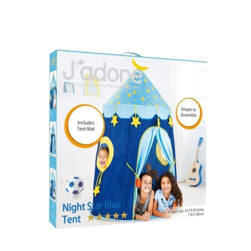 Night Star Blue Play Tent