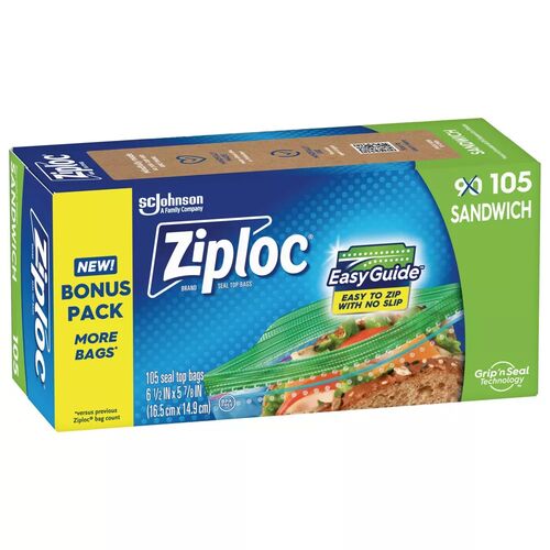 Sandwich Size Storage Bags - 90 Count