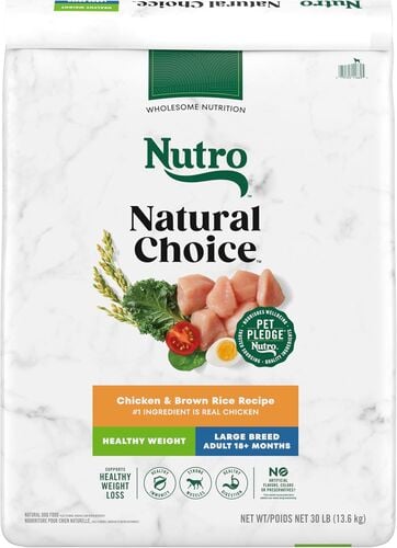Large Breed Healthy Weight Chicken & Brown Rice Adult Dog Food - 30 Lb