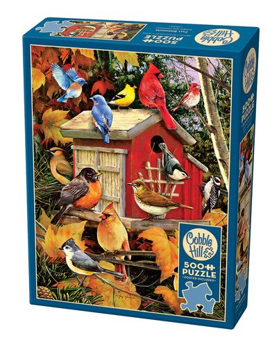 Fall Birdhouse Jigsaw Puzzle - 500 Piece