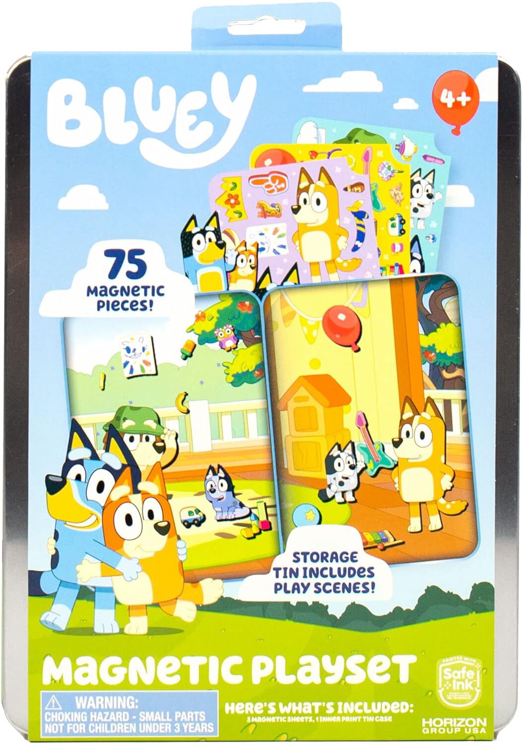 Bluey Magnetic Playset