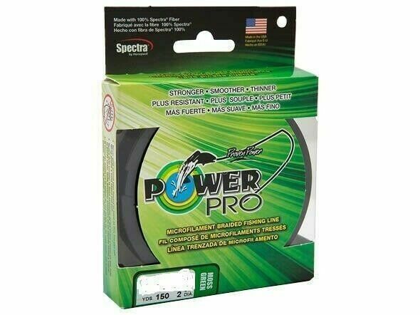 Braided Spectra Fiber Fishing Line in Hi-Vis Yellow