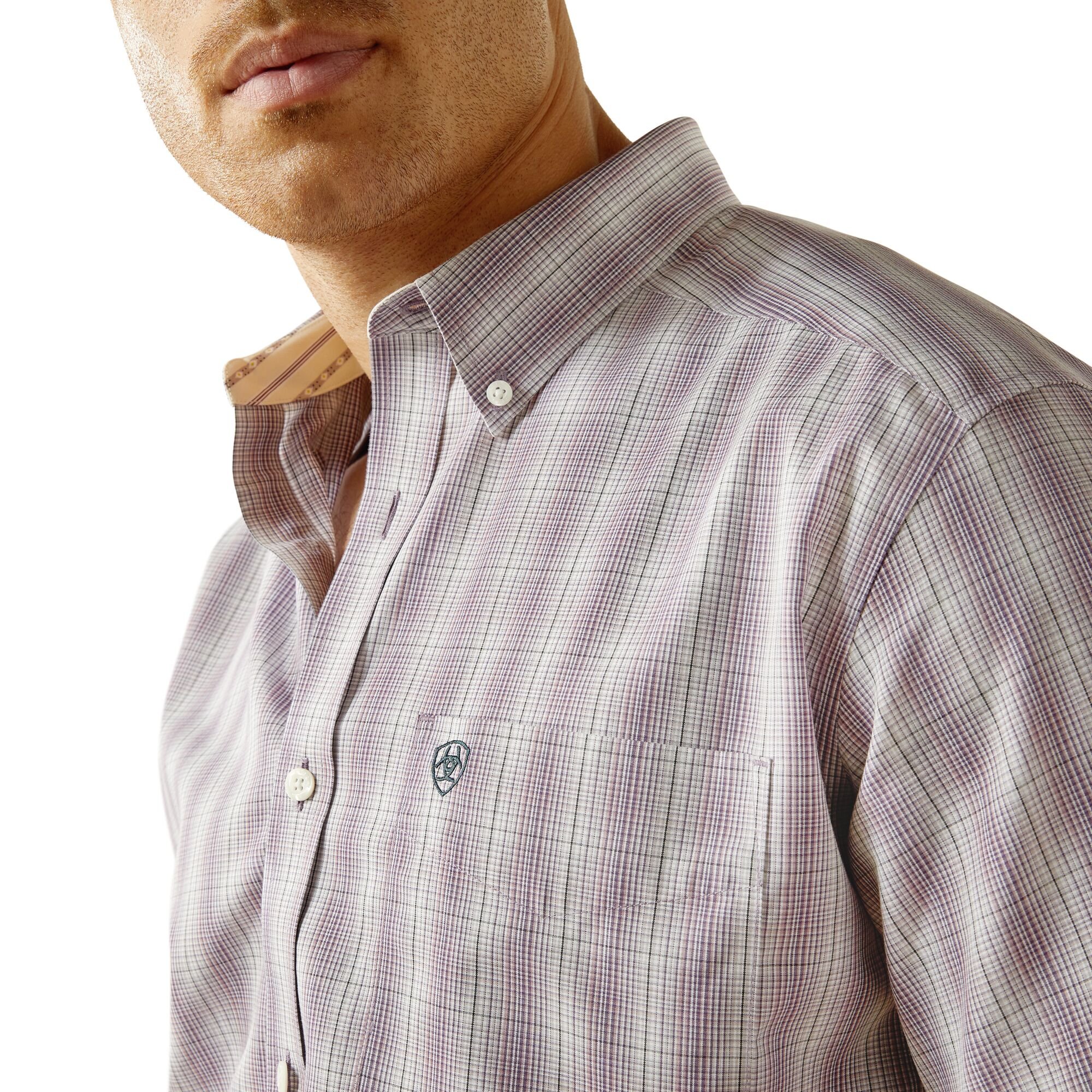 Men's Wrinkle Free Roy Short Sleeve Button Shirt