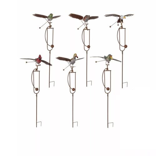 Metal Rocking Eagle/Owl/Bird/Duck Stake