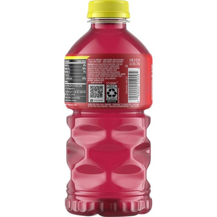 Powerade XTRA SOUR Cherry Kicker Electrolyte Sports Drink - 28 oz