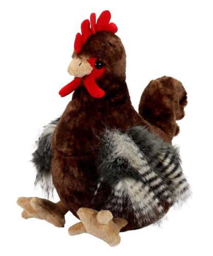 Zoologee Wild Onez Brown Chicken Plush - 12"