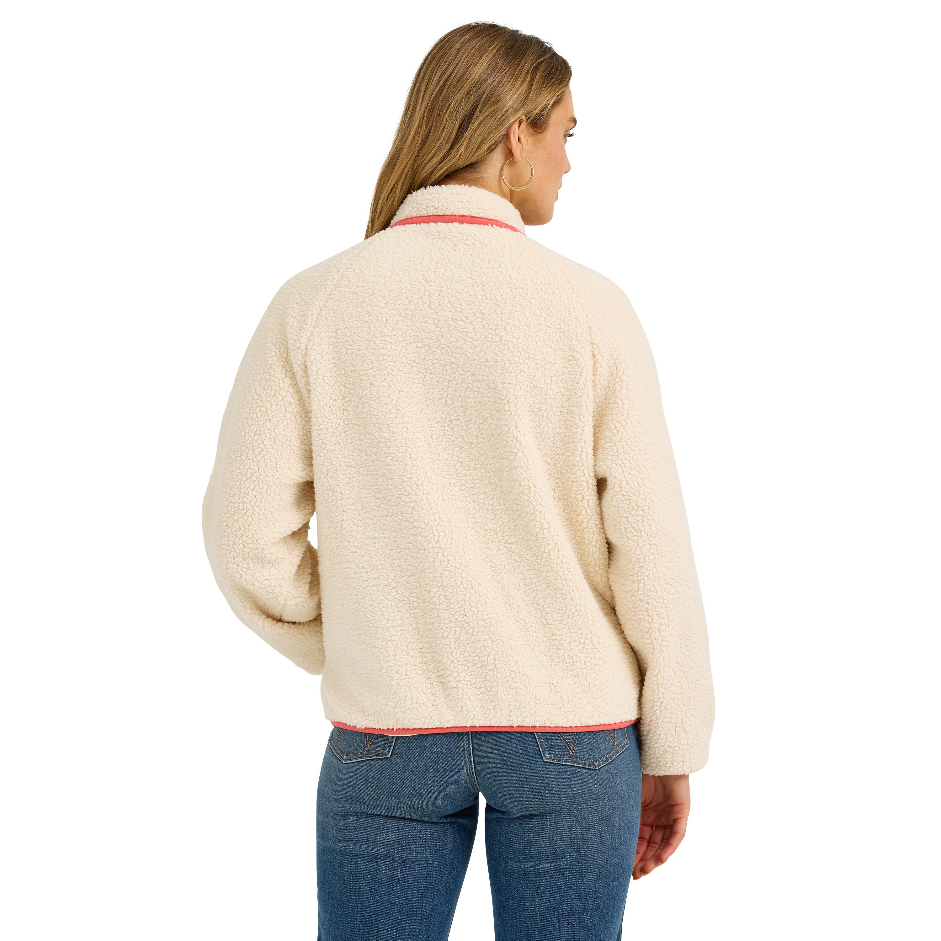 Women's Retro Half-Snap Sherpa Pullover