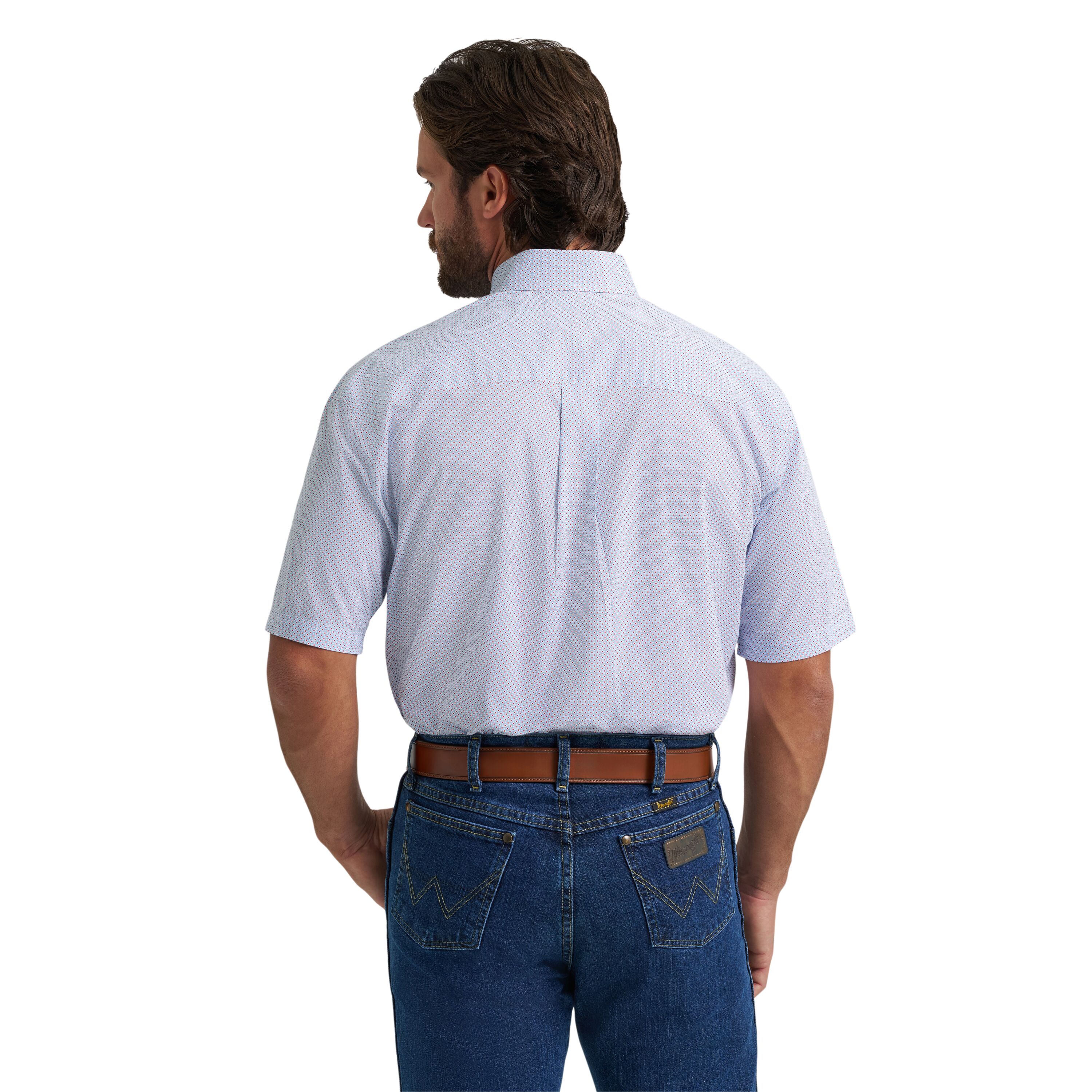 Men's George Strait Short Sleeve Two Pocket Button Down Shirt