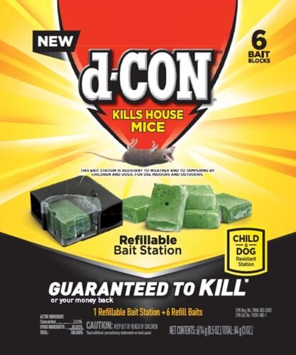 Refillable Mouse Bait Station