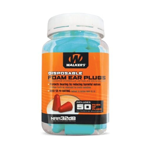 Foam Ear Plugs in Teal - 50 Pair