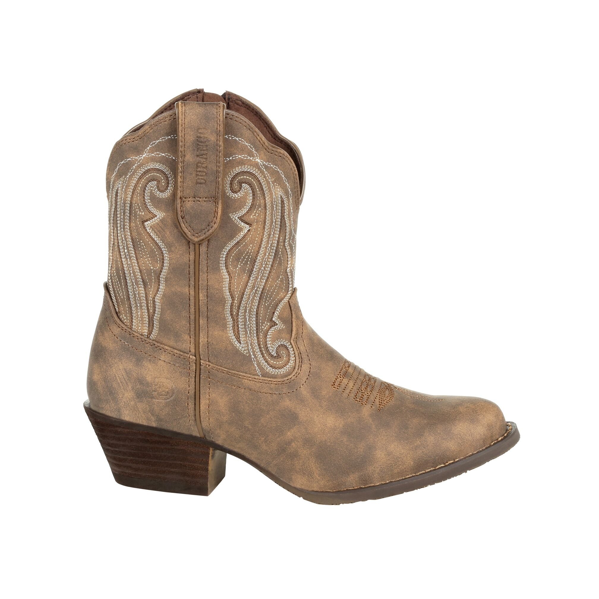 Women's Crush Distressed Shortie Western Boot