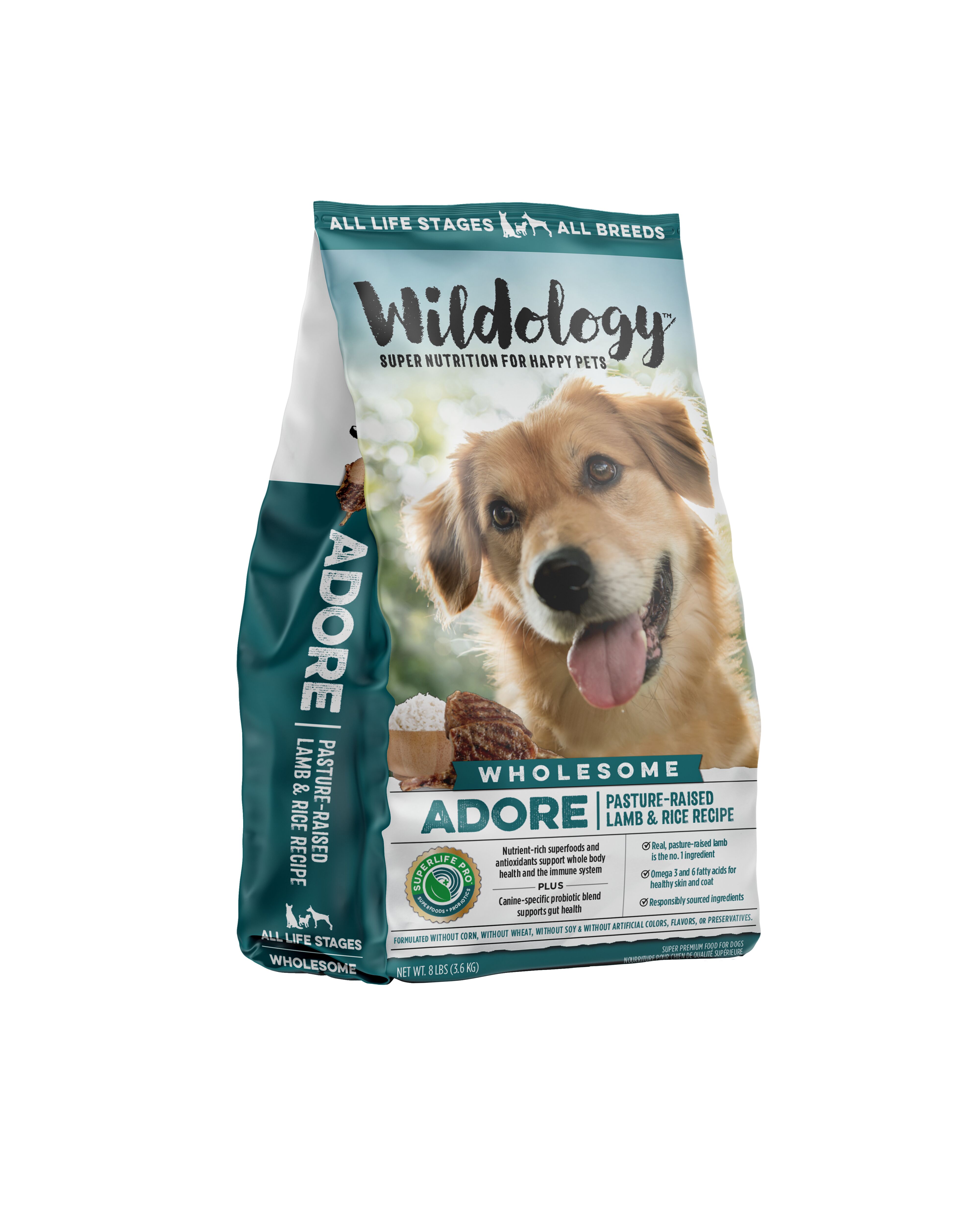 Adore Pasture-Raised Lamb & Rice Recipe Dry Dog Food
