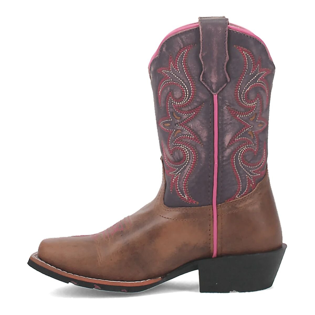 Kids' Majesty Square Toe Leather Western Boots