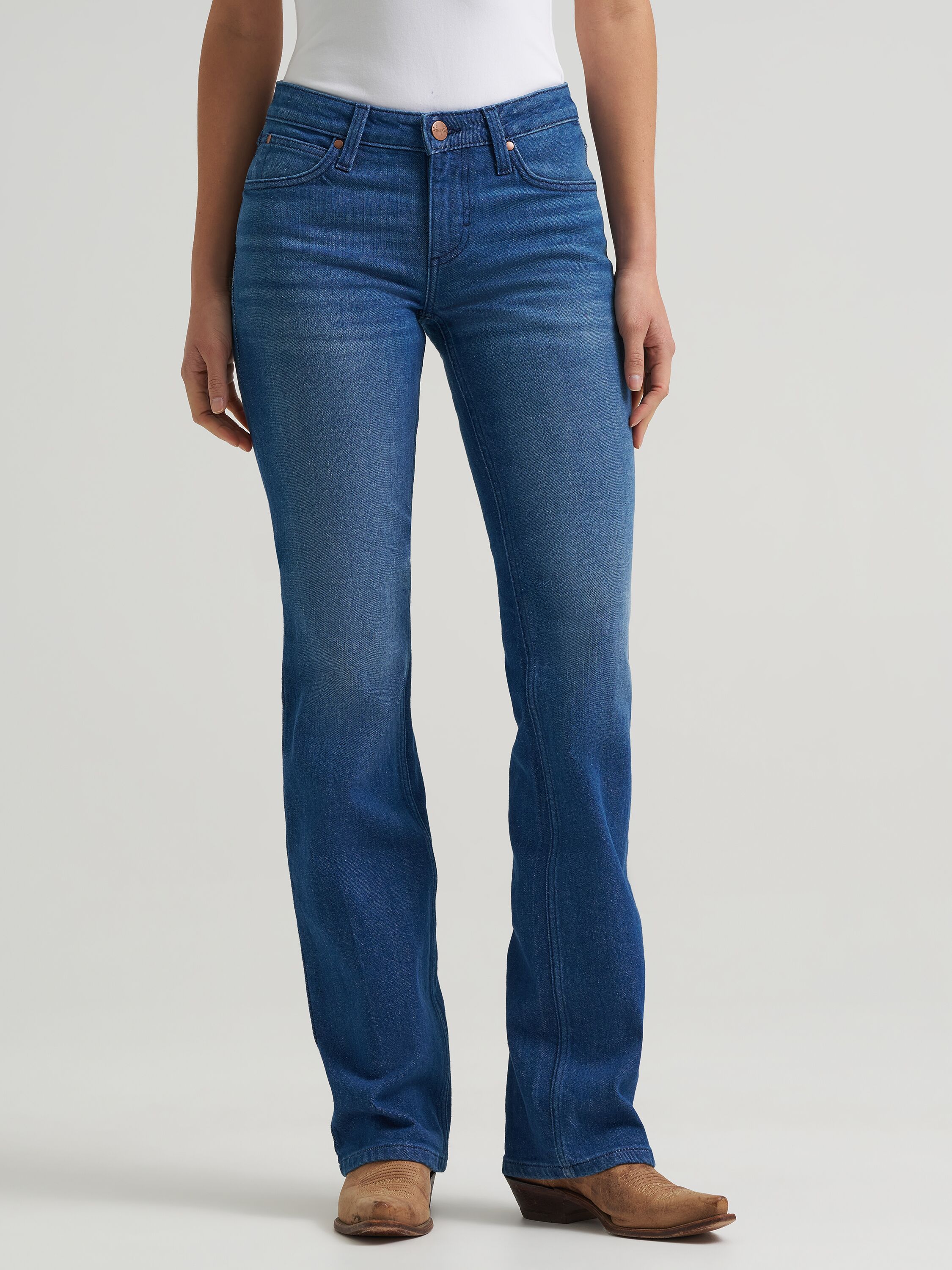 Women's Retro Mae Mid-Rise Bootcut Jean