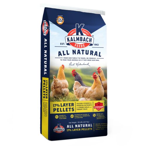 17% All Natural Layer Pellets - 50 lb