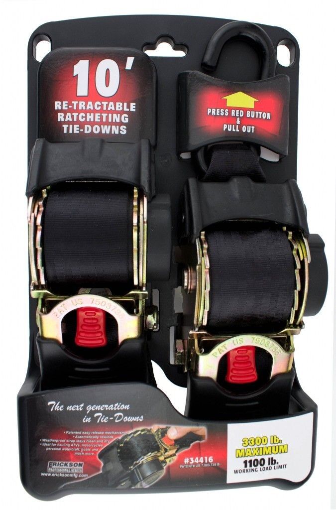 Erickson Retractable Tie down Strap 34416