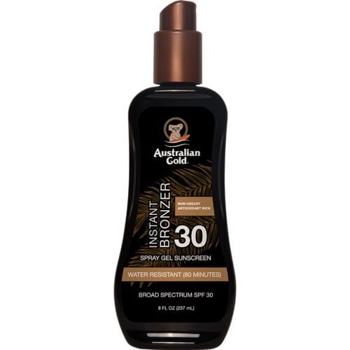 SPF 30 Spray Gel Sunscreen with Instant Bronzer - 8 oz