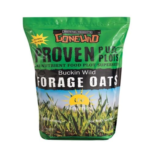 Buckin' Wild Forage Oats Food Plot Seed - 12 Lb