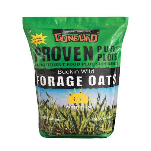 Buckin' Wild Forage Oats Food Plot Seed - 12 Lb