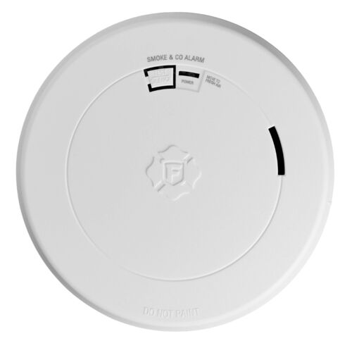 Precision Detection 10-Year Battery 2-in-1 Smoke and CO Alarm with Slim Profile Design