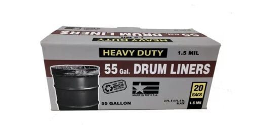 55 Gallon Heavy Duty Drum Liners - 20 Count