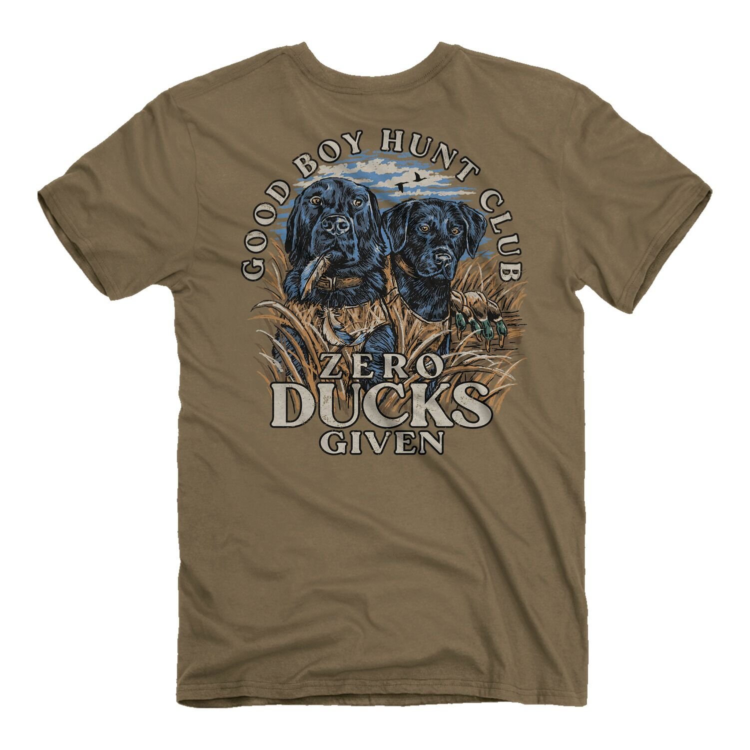 Men's Good Boy Zero Ducks Given Short Sleeve Graphic T-Shirt