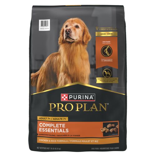 Senior Complete Essentials Shredded Blend Chicken & Rice Formula Dry Dog Food - 18 Lb