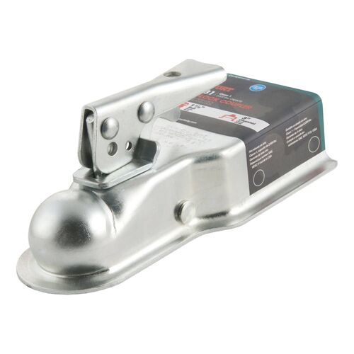 1-7/8" Straight-Tongue Coupler With Posi-Lock (3" Channel, 2,000 Lb, Zinc)