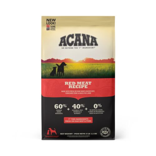 Red Meat Dry Dog Food - 25 Lb