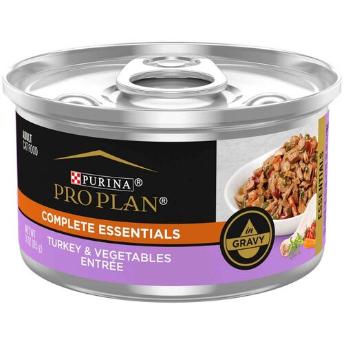 Turkey and Vegetable Canned Cat Food - 3 oz
