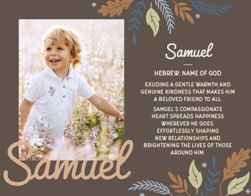 History & Heraldry Kids Picture Frame - Name L-Z