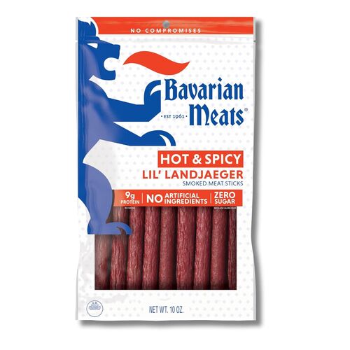 Hot & Spicy Lil' Landjaeger Smoked Meat Sticks - 10 oz