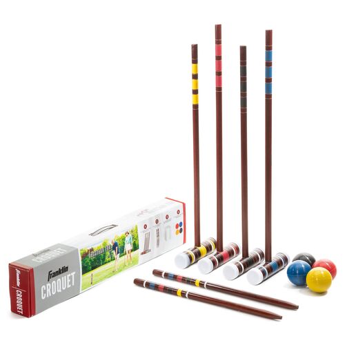 Portable Backyard Croquet Set