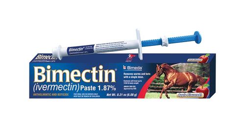 Bimectin 1.87% Equine Dewormer Paste - Single Dose