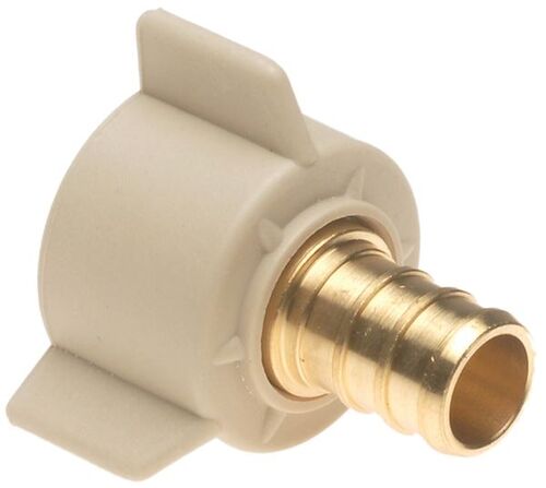 1/2" Brass PEX-B Barb x Female Swivel Adapter