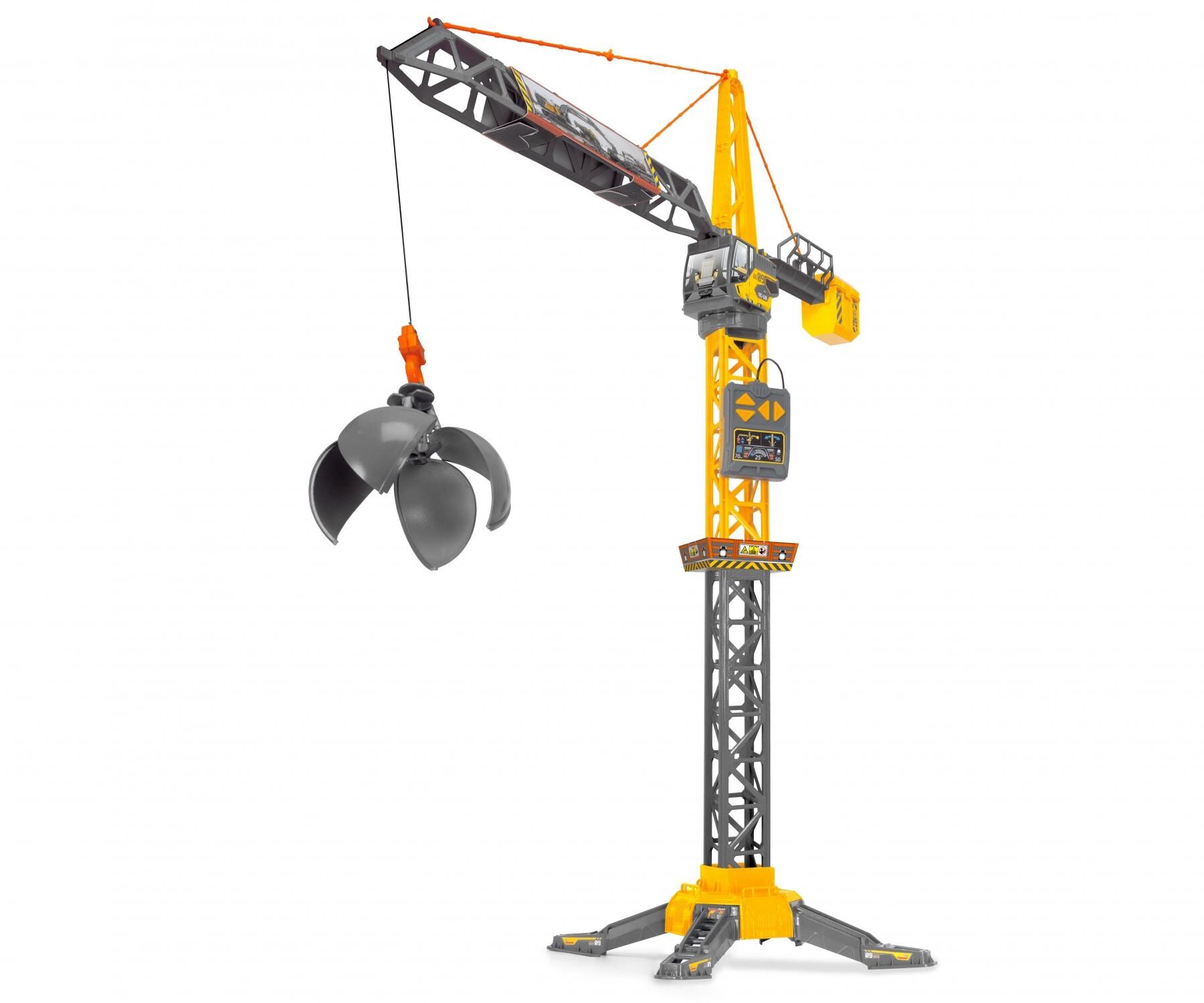 Dickie Toys Mighty Crane and Controller Playset