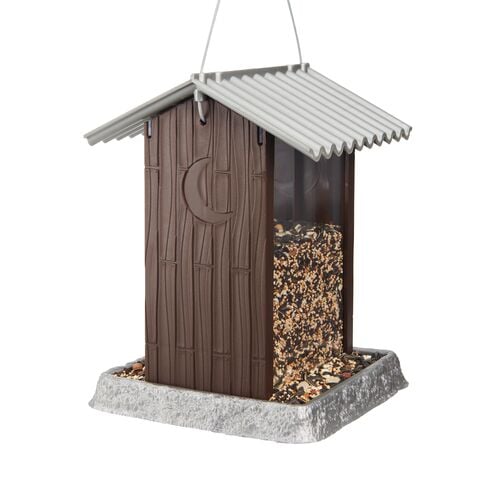 Outhouse Mixed Seed Bird Feeder